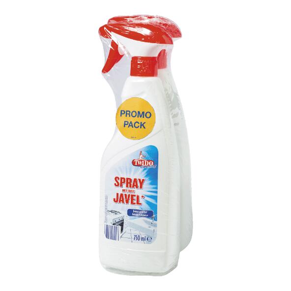 TWIDO CLEANING(R) 				Spray à l'eau de Javel, 2 pcs