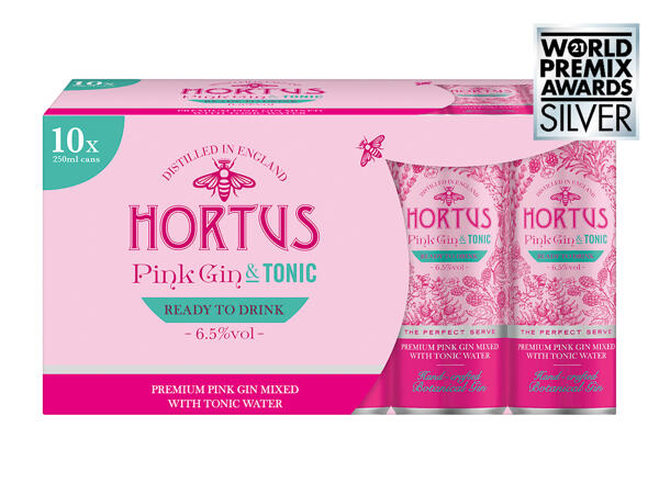 Hortus Premium Pink Gin & Tonic