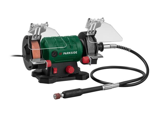 Parkside Double Bench Grinder with Flexible Drive Shaft