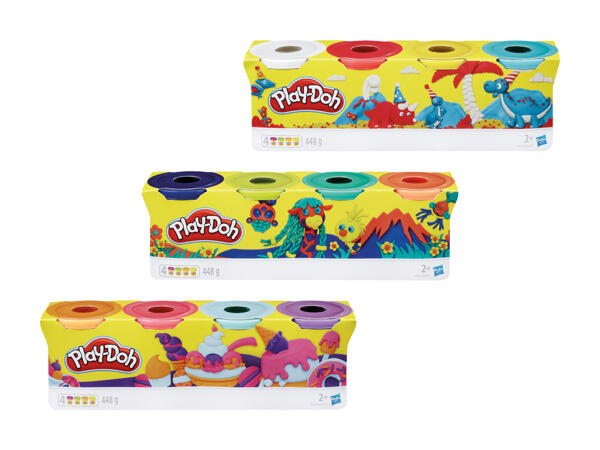 Set di scatole con plastilina Play-Doh, 4 pezzi