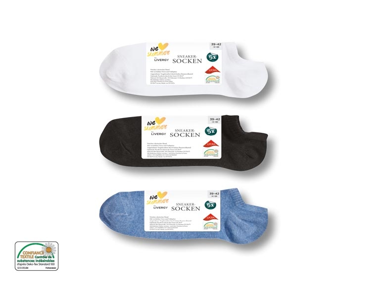 Socquettes, 5 paires