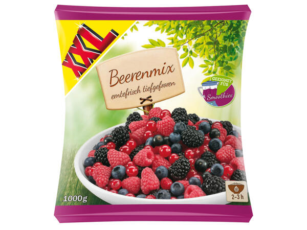 Tiefkühlfrüchte 750 g + 250 g gratis
