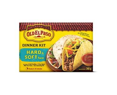 Old El Paso Hard & Soft or Stand 'N Stuff Taco Dinner Kits