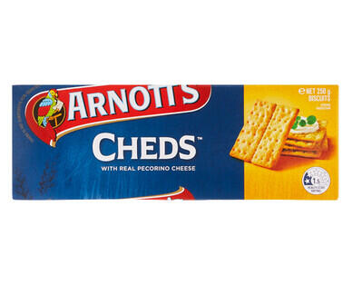Arnott's Cheds Crackers 250g
