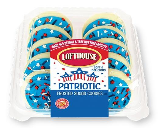 Bake Shop Patriotic Frosted Sugar Cookie