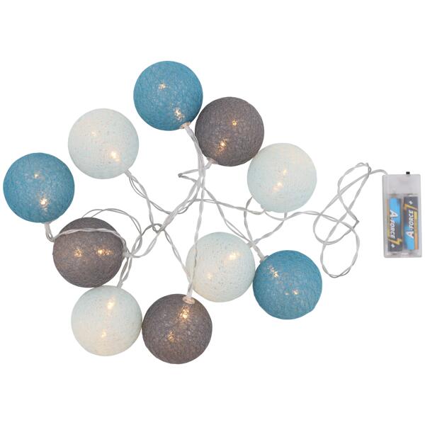 Guirlande lumineuse boules LED