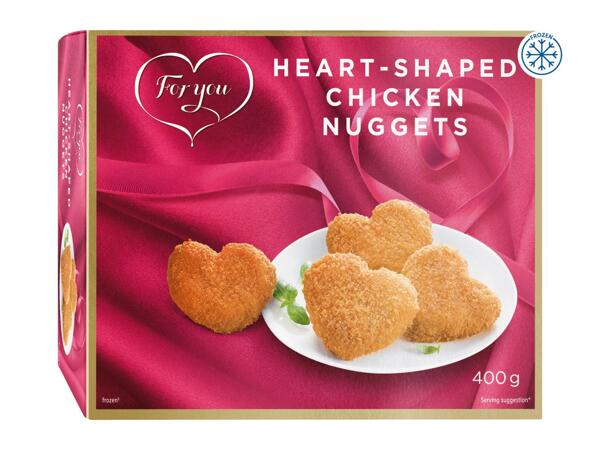 For You Heart Shaped Chicken Nuggets