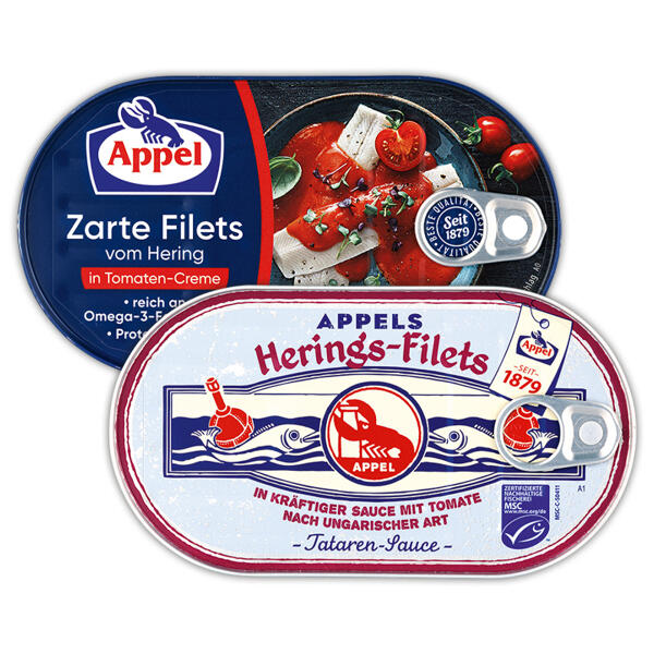 Zarte Filets vom Hering