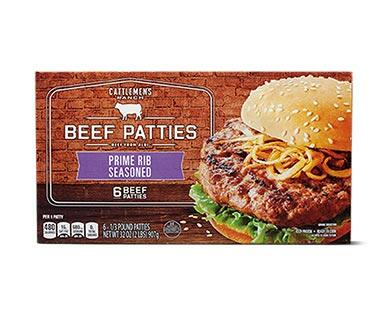 Cattlemen's Ranch Prime Rib or Pub Style Seasoned Burgers