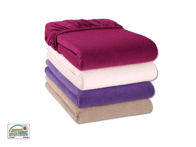 Drap housse en polaire microfibre