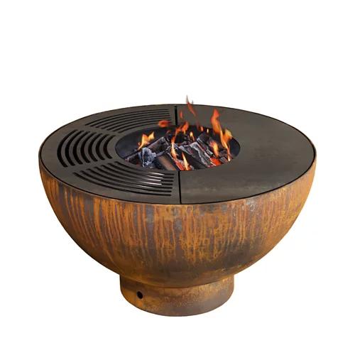 MR GRILL Feuerschale mit Grillring 80cm Zubehör