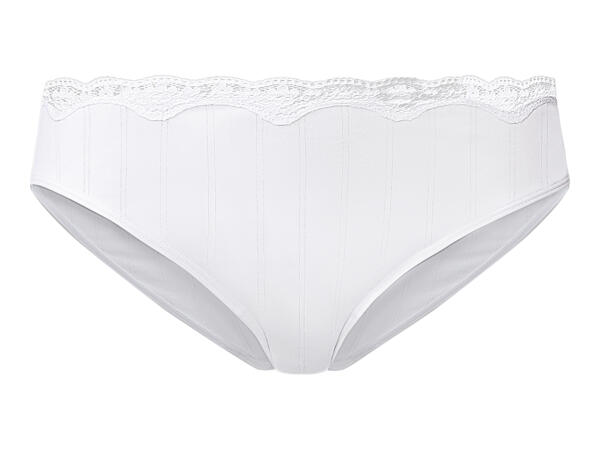 Esmara Ladies' Lace Trim Briefs - 2 Pack