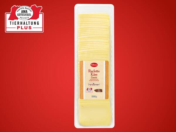 Raclettekäse in Scheiben