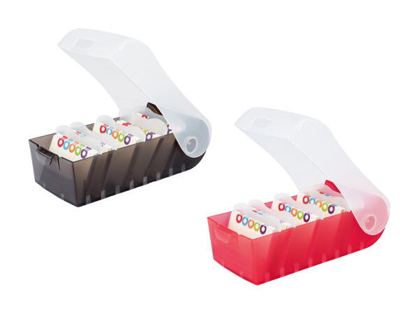 Boîte de rangement pour fiches