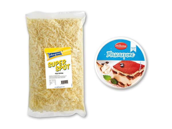 Pizzatopping eller mascarpone