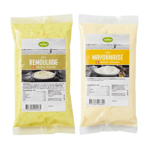 FLENSTED Ægte mayonnaise eller grov remoulade