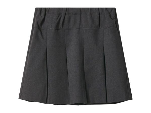 Grey Pleated Skirt