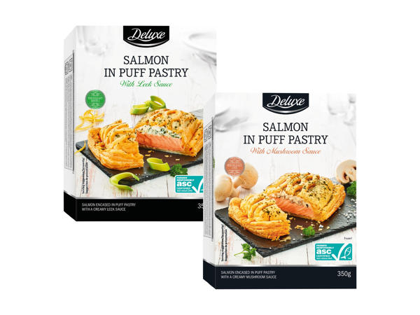 Salmon in Puff pastry