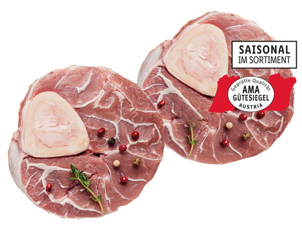 Frisches Kalbs-Ossobuco
