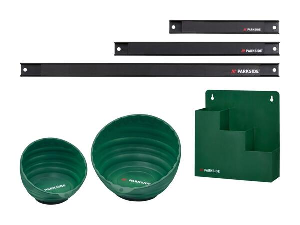 Set de barres aimantées/​set de bols aimantés/​boîte de rangement pour serre-câbles