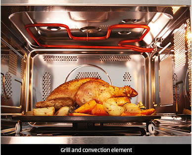 25L Microwave Oven with Grill and Convection
