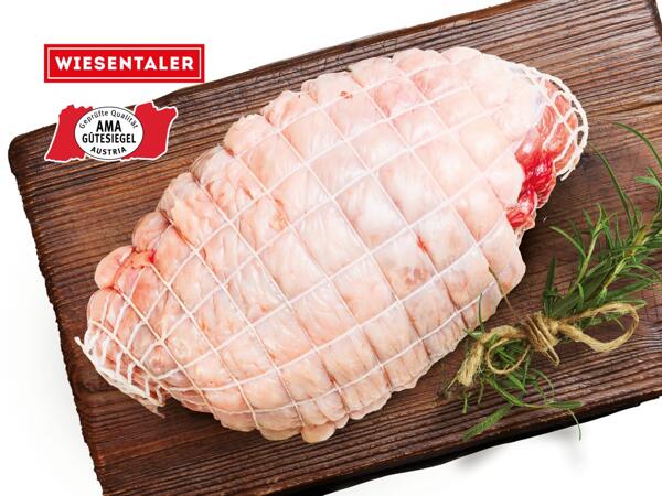 Frischer Puten Rollbraten