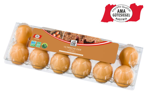 Eier aus Bodenhaltung