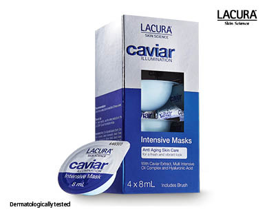 Lacura Caviar Illumination Intensive Masks 4 x 8ml