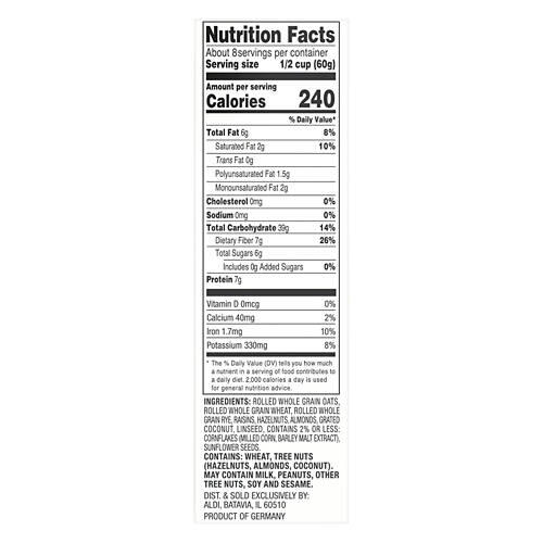 Premium Raisin & Nut Muesli, 16 oz