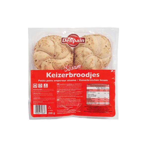 DÉLIPAIN(R) Keizerbroodjes, 4 st.