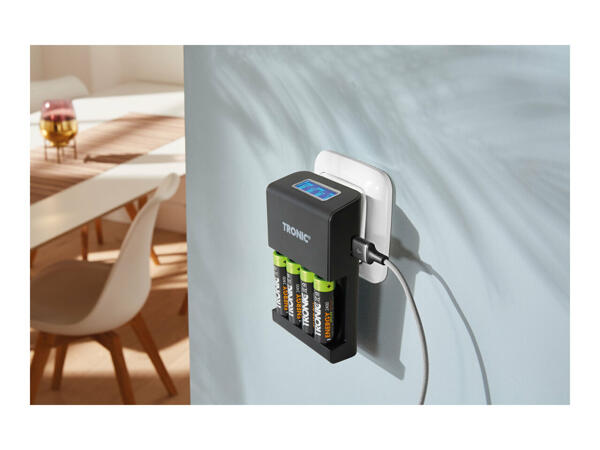 Tronic Battery Charger & Rechargeable Batteries