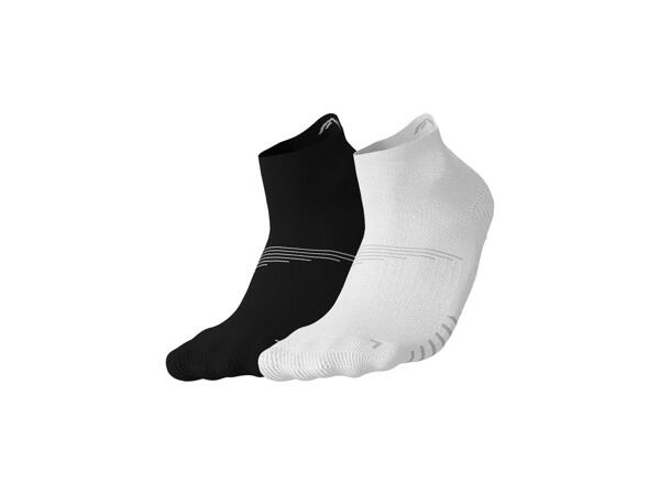 Ladies' and men's trainer socks, 2 pairs