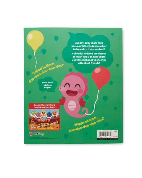 Baby Shark Book Colourful Ballons