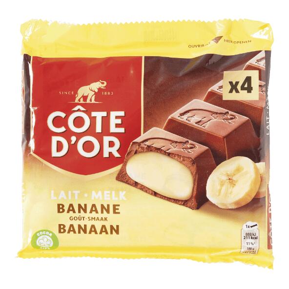 CÔTE D'OR(R) 				Schokoladenriegel, 4 St.