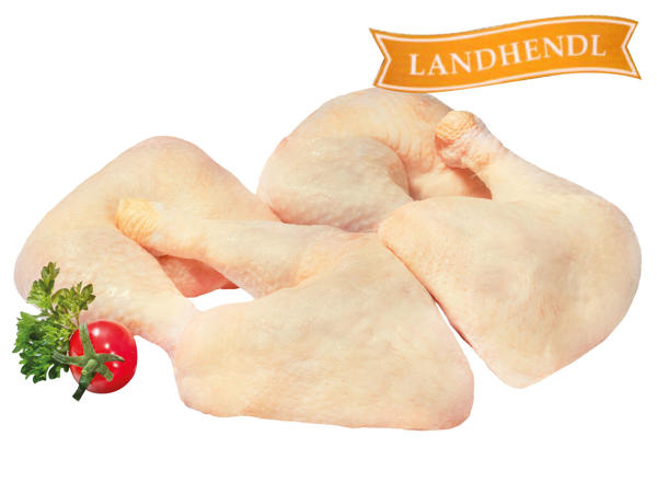 LANDHENDL Frische österreichische Hendlschenkel mit Rücken
