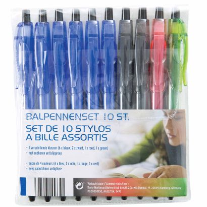 Stylos à bille, 10 pcs