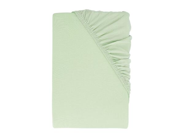 Green Jersey Fitted Sheet - King