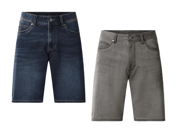 Short en denim molletonné