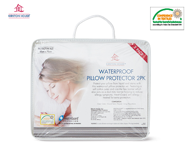 WATERPROOF PILLOW PROTECTOR 2PK