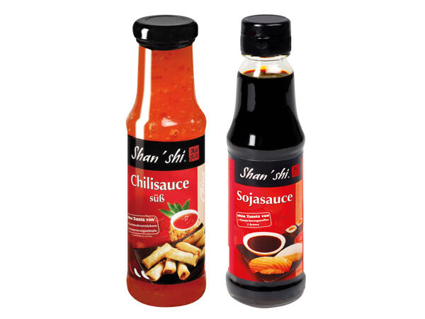 Shan'shi Sojasauce oder Chilisauce