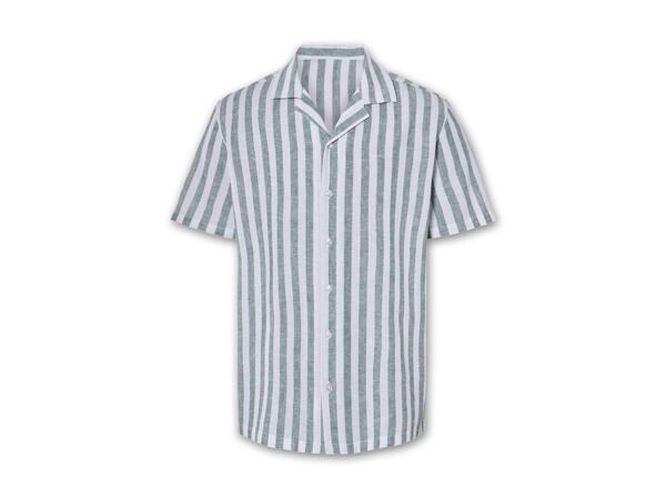 Damen/​Herren Leinen Bluse/​Hemd