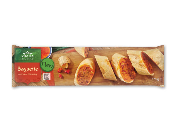 Baguette med sød chilifyld