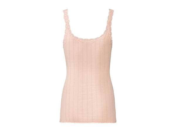 Esmara Ladies' Vest Top With Lace