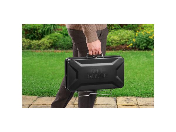 KUFŘÍKOVÝ GRIL NA DŘEVĚNÉ UHLÍ