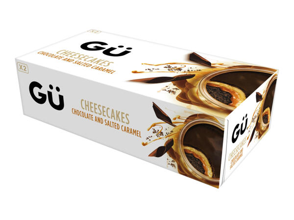 Gu Chocolate & Salted Caramel Cheesecake