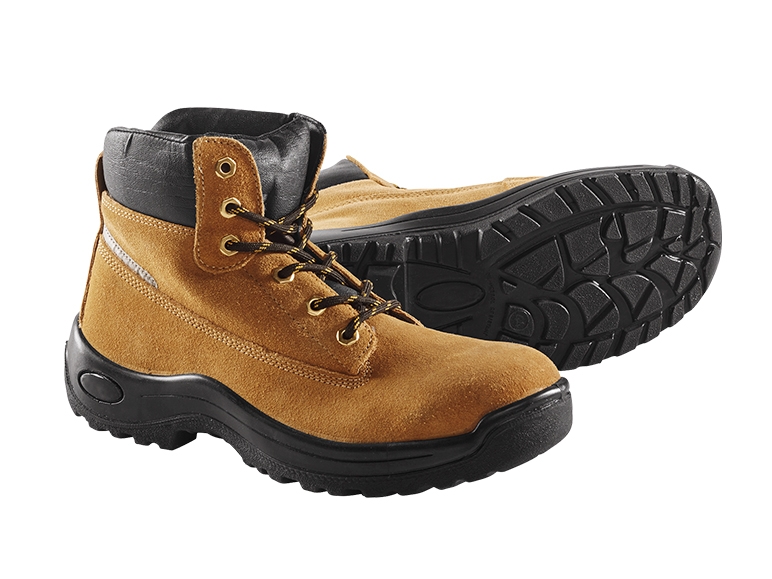 POWERFIX Men's Leather Safety Shoes