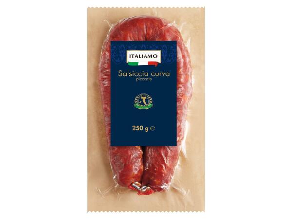 Salsiccia curva piccante