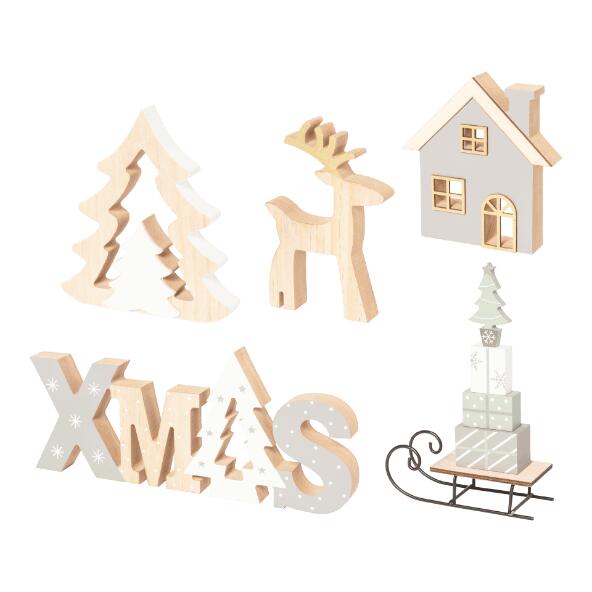 HOME CREATION(R) 				Décoration de Noël en bois