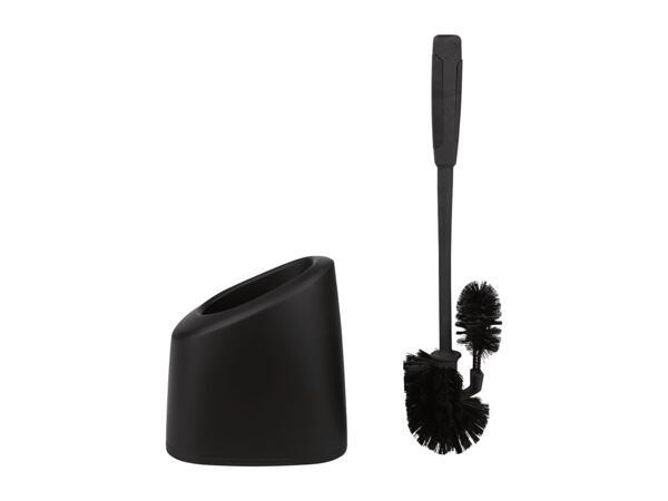 Livarno Home Black Toilet Brush Set