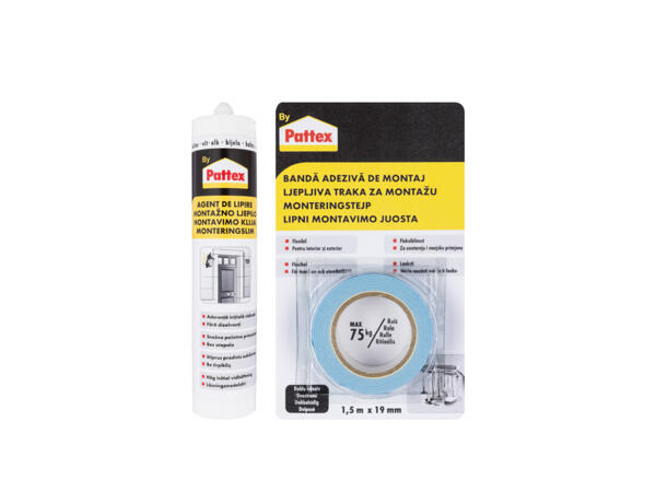 Pattex Monteringslim/-tejp